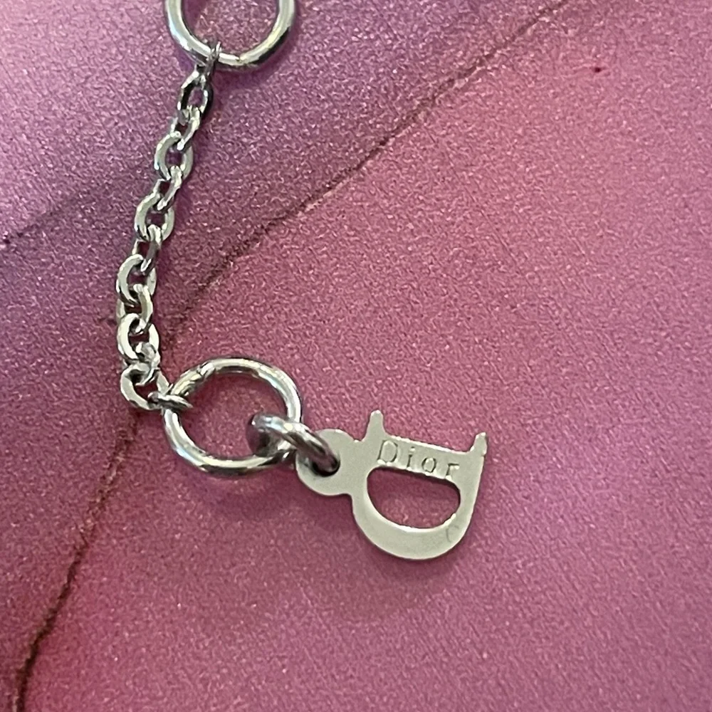 Authentic Y2K Dior John Galliano Pink Crystal choker necklace
